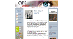 Desktop Screenshot of max-klinger.com